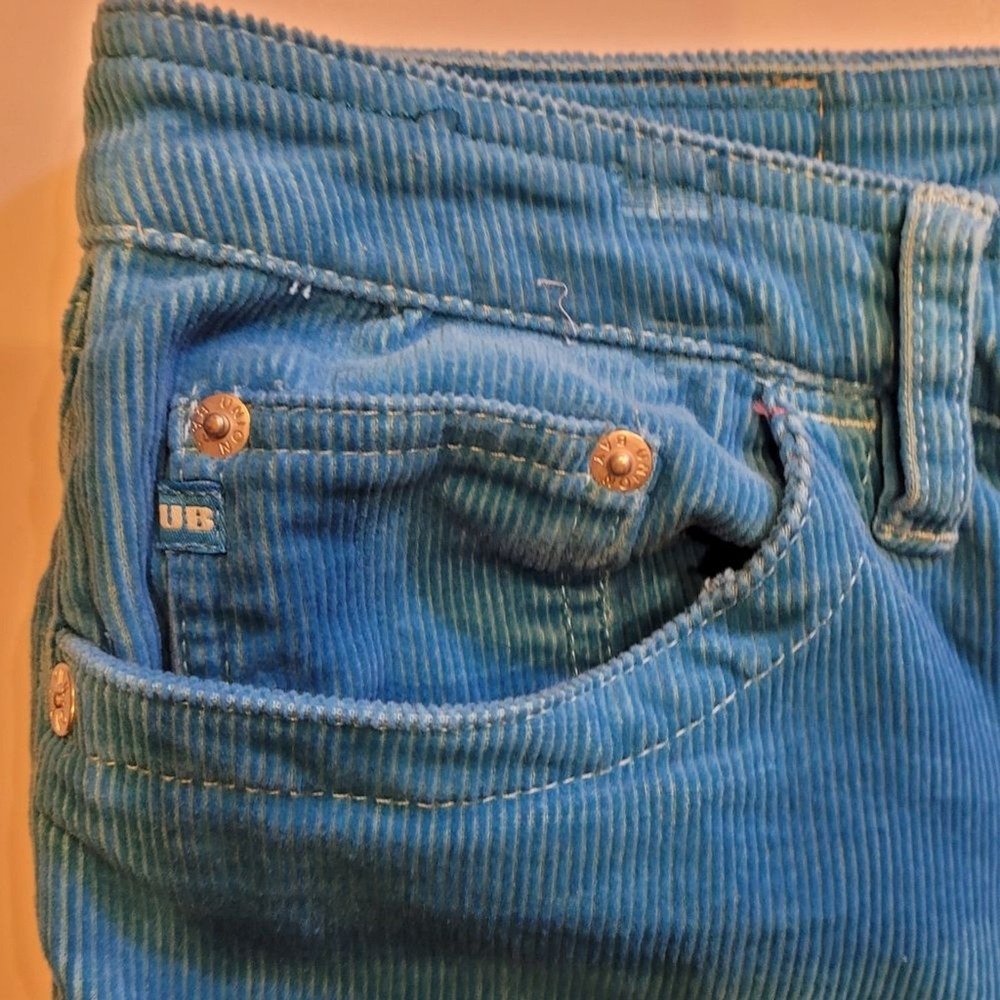 Y2K Vintage Unionbay Low Rise Corduroy Flares‎ Indie Rare Color Juniors 9 - Picture 3 of 6